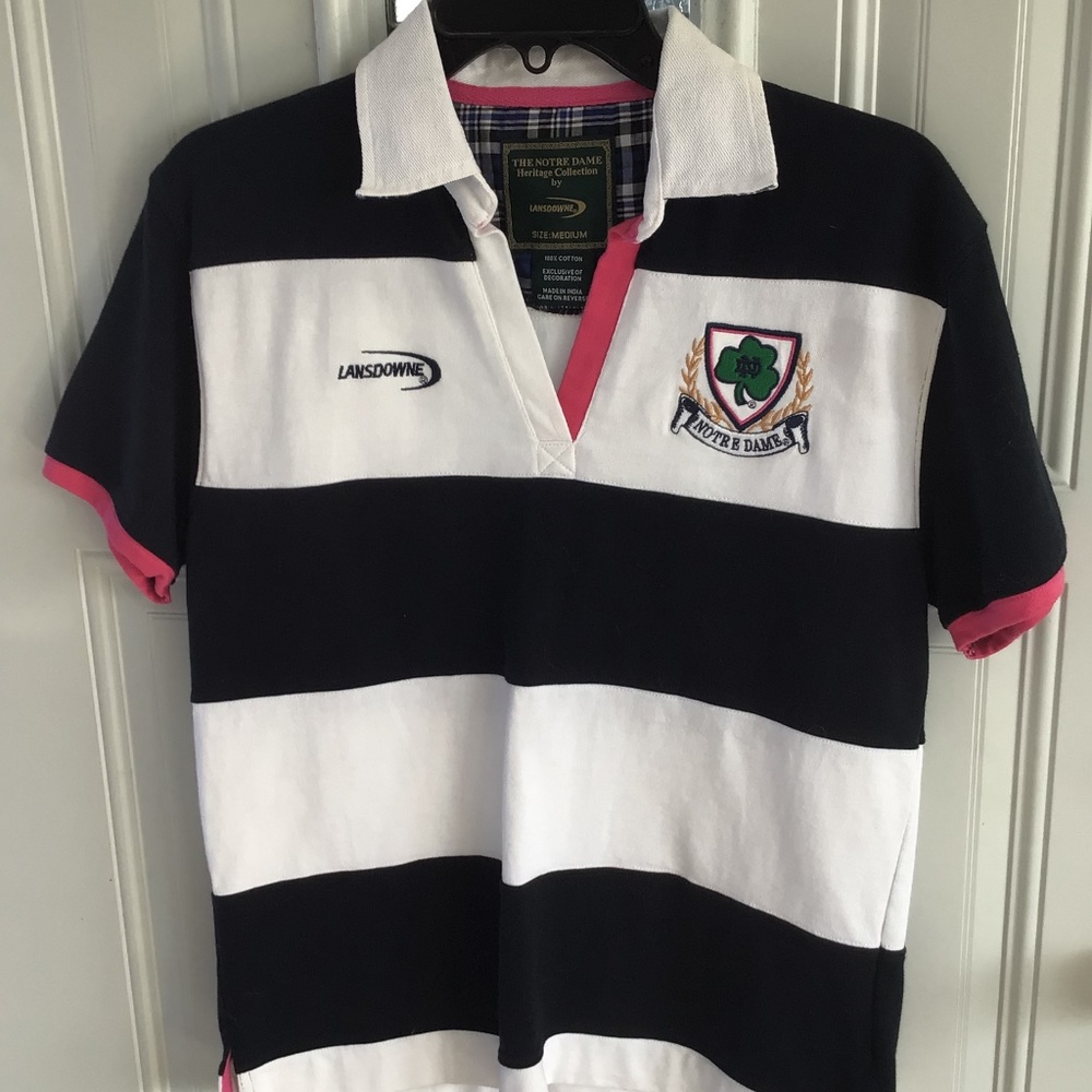 Notre Dame polo top